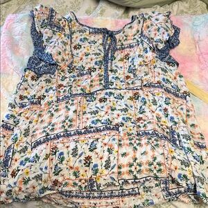 Jane and Delancey Multicolor Floral Blouse